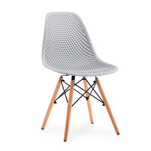 SILLA DE DISENO SIN BRAZOS GRIS CLARO SILLA DE DISENO SIN BRAZOS GRIS CLARO