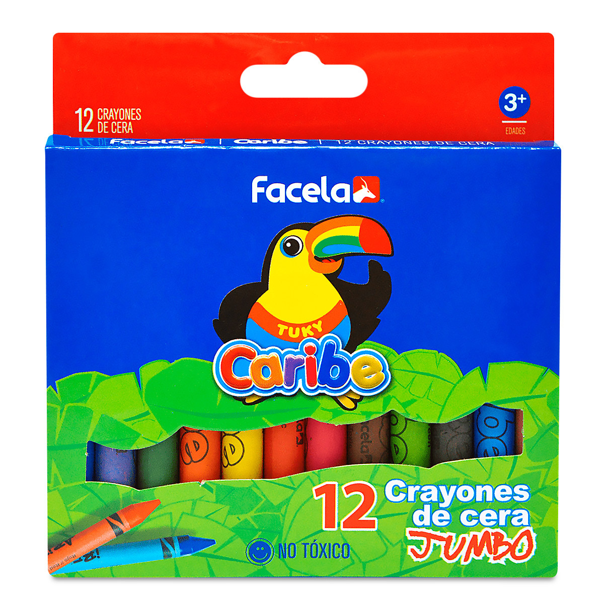 CRAYONES DE CERA JUMBO 12U