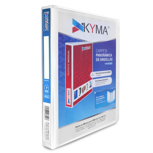 CARPETA 1 P. BLANCA KYMA BRILLANTE, ARILLO O, PANORAMICA CARPETA 1 P. BLANCA KYMA BRILLANTE, ARILLO O, PANORAMICA