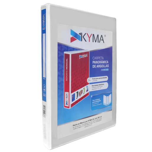 CARPETA 1 P. BLANCA KYMA BRILLANTE, ARILLO D, PANORAMICA