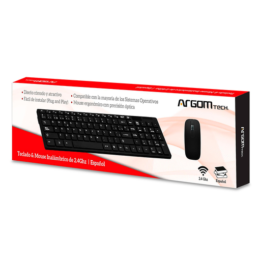 Kit teclado y ratón 3GO CombodrileW2 - Inalámbrico