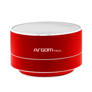 BOCINA INALAMBRICA 3W 10MTS ROJO/PLATEADO ARGOM BOCINA INALAMBRICA 3W 10MTS ROJO/PLATEADO ARGOM