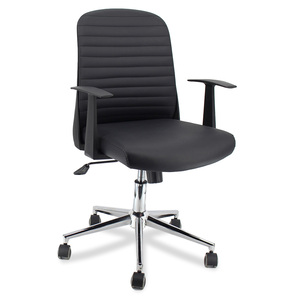 SILLA EJECUTIVA DE PU NEGRO NEGRO CON BRAZOS SKY CHAIRS SILLA EJECUTIVA DE PU NEGRO NEGRO CON BRAZOS SKY CHAIRS