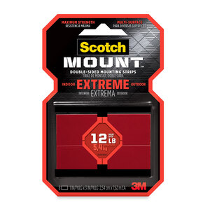 CINTA DE MONTAJE SCOTCH EXTREMO 8U(2.54CMX7.62CM, HASTA 13K) CINTA DE MONTAJE SCOTCH EXTREMO 8U(2.54CMX7.62CM, HASTA 13K)