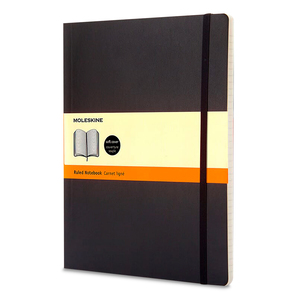 RULED NOTEBOOK XLARGE SOFT COVER BLACK RULED NOTEBOOK XLARGE SOFT COVER BLACK