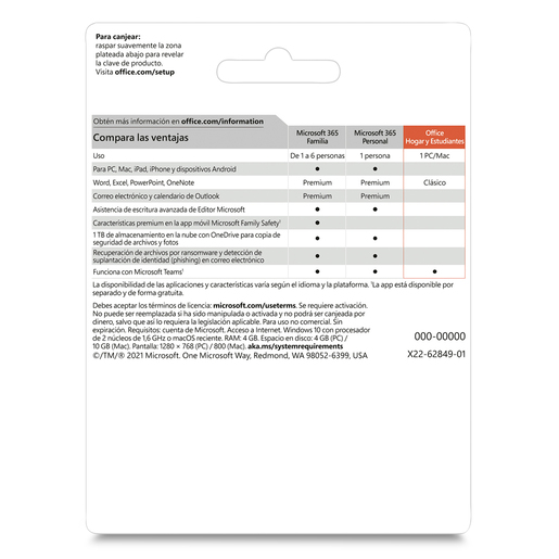 OFFICE HOME   STUDENT 2021