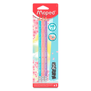 LAPIZ DE GRAFITO MAPED PASTEL 3U LAPIZ DE GRAFITO MAPED PASTEL 3U