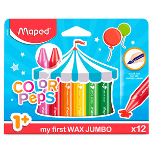 CRAYONES MAPED JUMBO 12U CRAYONES MAPED JUMBO 12U