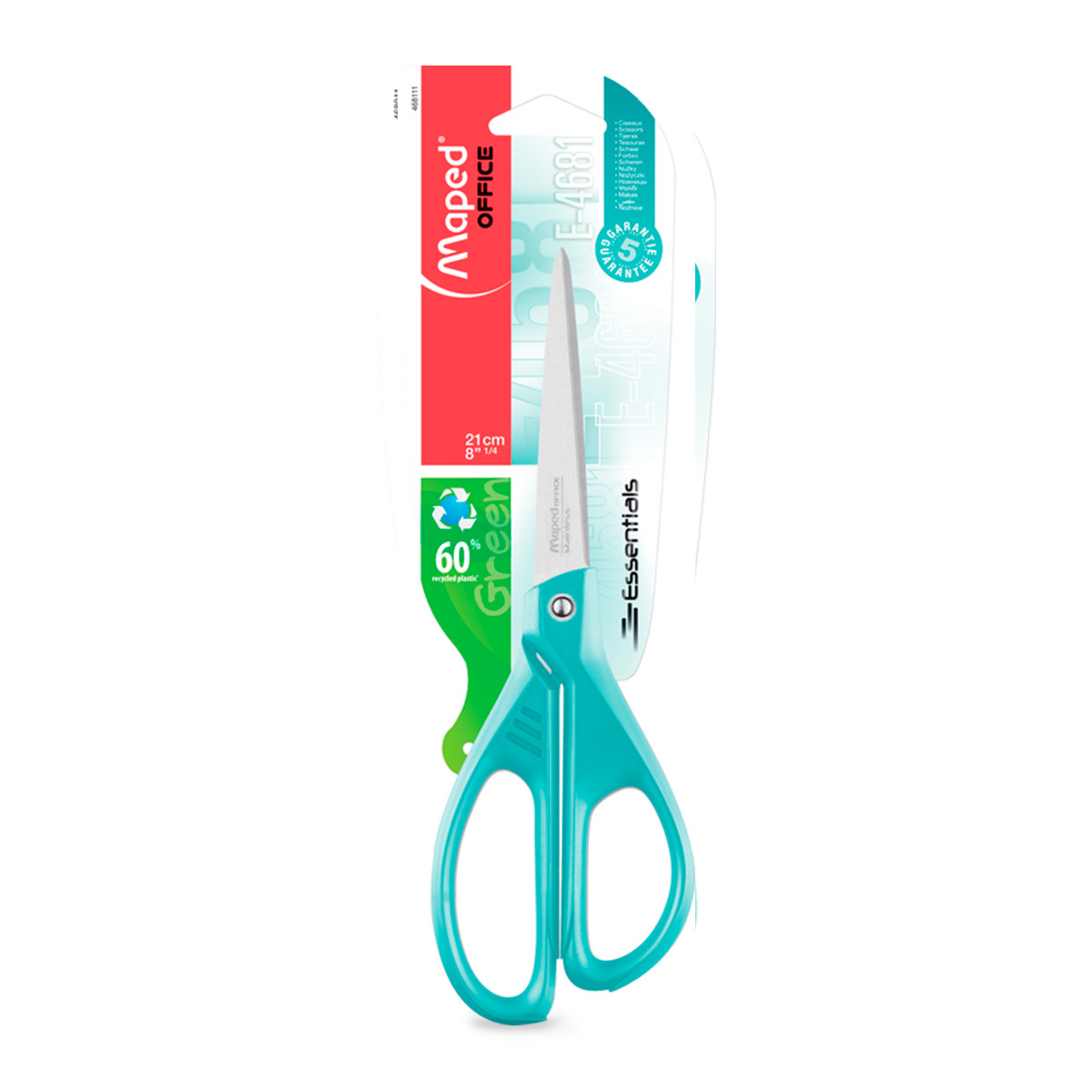 TIJERA MAPED ESSENTIALS 21 CM 1U CELESTE