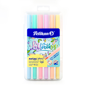 MARCADORES PELIKAN MARKANA PASTEL 24U (PUNTA PINCEL)