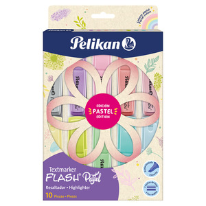MARCATEXTO PELIKAN FLASH PASTEL 10U MARCATEXTO PELIKAN FLASH PASTEL 10U