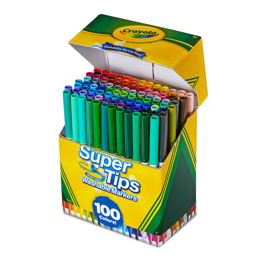 MARACADORES CRAYOLA SUPERTIPS 100U