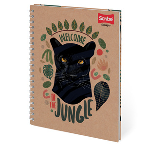 CUADERNO ESPIRAL RAYA SCRIBE (ECOLOGICO, DOBLE ARILLO, 100 HOJAS) CUADERNO ESPIRAL RAYA SCRIBE (ECOLOGICO, DOBLE ARILLO, 100 HOJAS)