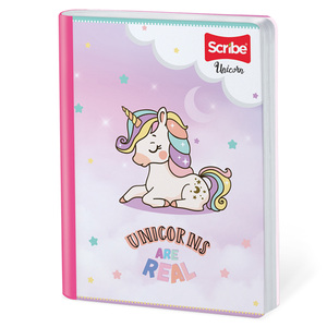 CUADERNO COSIDO RAYA SCRIBE  (UNICORNIOS, 100