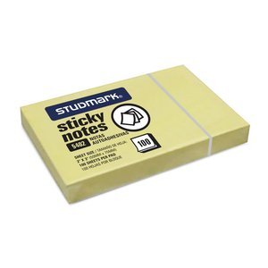 NOTAS ADHESIVAS 2X3P STUDMARK 100H (COLOR AMARILLO) NOTAS ADHESIVAS 2X3P STUDMARK 100H (COLOR AMARILLO)