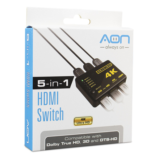 REPETIDOR AON CAJA 5 EN 1 HDMI AO-AD-2002