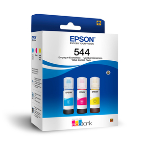COMBO BOTELLAS DE TINTA EPSON 544 CIAN, MAGENTA Y AMARILLO COMBO BOTELLAS DE TINTA EPSON 544 CIAN, MAGENTA Y AMARILLO