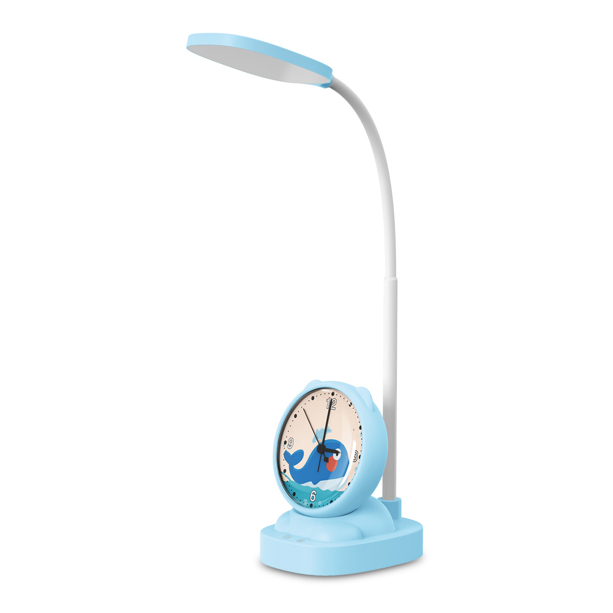 LAMPARA DE ESCRITORIO CON RELOJ PARA NINO MODUTEC