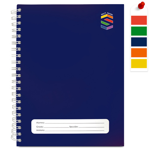 CUADERNO MULTIMATERIAS 160H (4 LINEA + 1 CUADRO GRANDE)
