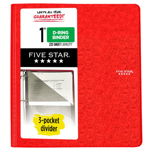 CARPETA FIVE STAR DE PLASTICO 1P