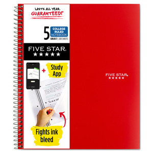 CUADERNO ESPIRAL FIVE STAR 5M 200H CUADERNO ESPIRAL FIVE STAR 5M 200H