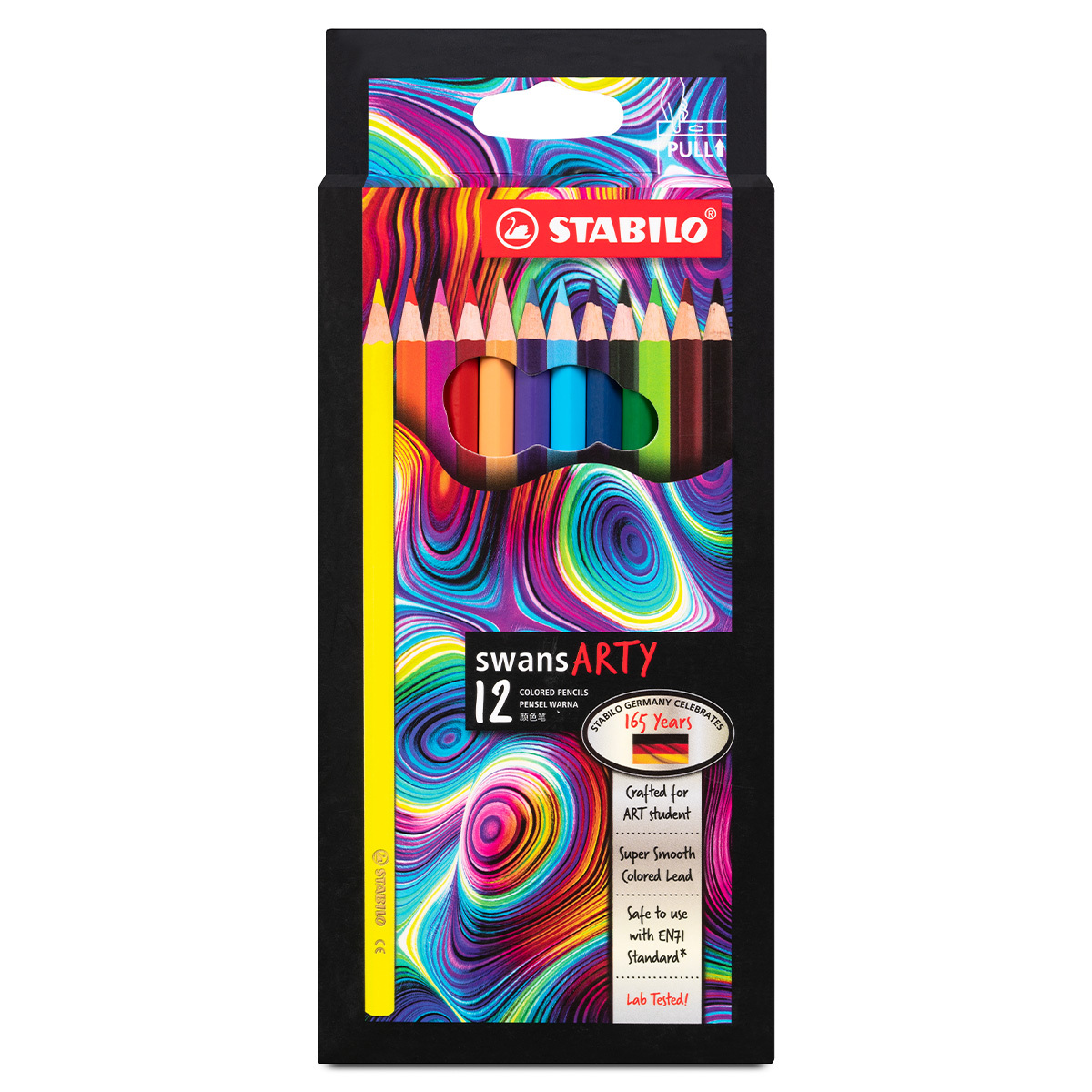 LAPIZ DE COLOR STABILO SWANS ART 12U