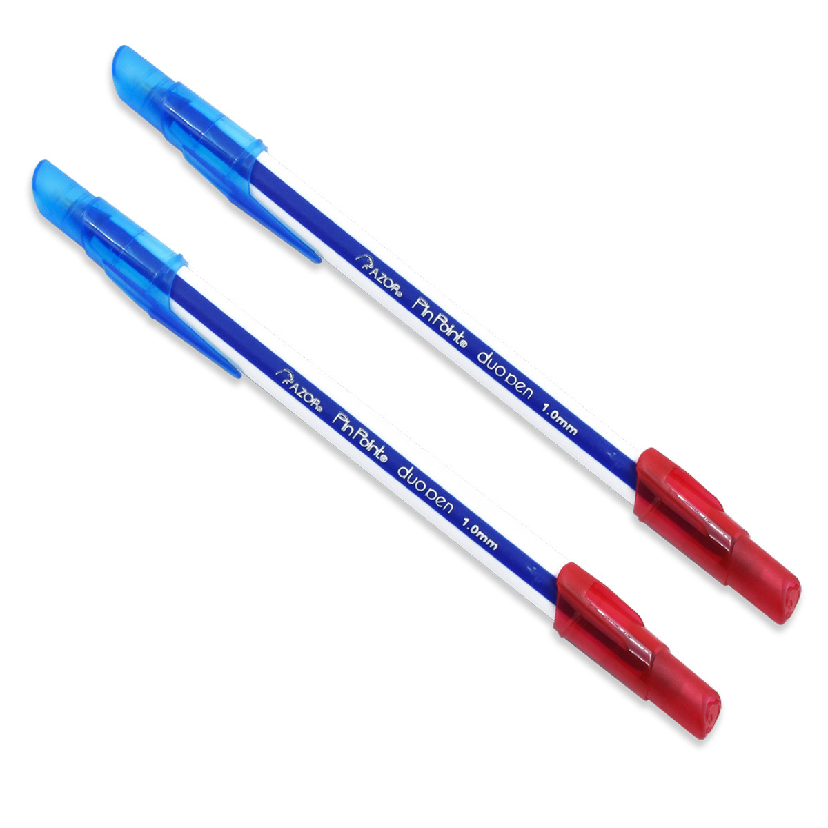 BOLIGRAFO AZOR PIN POINT DUO PEN 2U AZUL/ROJO 1.00MM