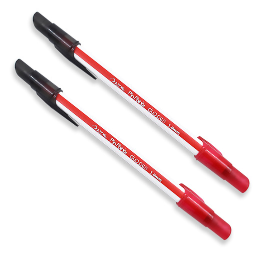 BOLIGRAFO AZOR PIN POINT DUO PEN 2U NEGRO/ROJO 1.00MM