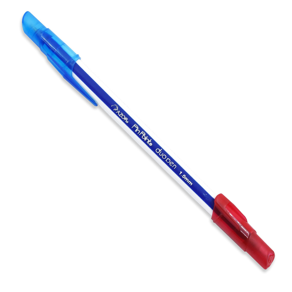 BOLIGRAFO AZOR PIN POINT DUO AZUL-ROJO 12U PUNTA DE AGUJA 1.0 MM