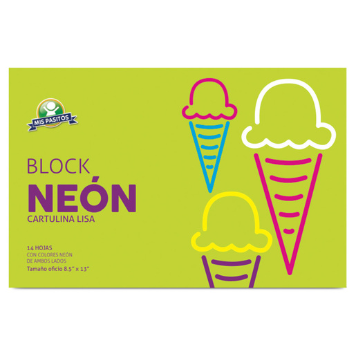 BLOCK PAPEL NEONOFICIO 14H