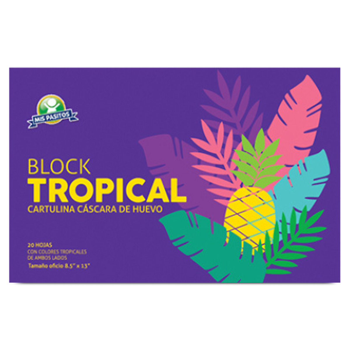 BLOCK DE PAPEL TROPICAL OFICIO MIS PASITOS