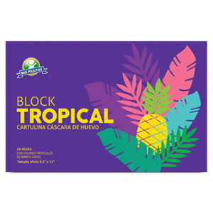 BLOCK DE PAPEL TROPICAL OFICIO MIS PASITOS BLOCK DE PAPEL TROPICAL OFICIO MIS PASITOS