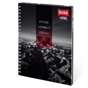 CUADERNO ESPIRAL RAYA SCRIBE (INBLACK, 80HOJAS) CUADERNO ESPIRAL RAYA SCRIBE (INBLACK, 80HOJAS)