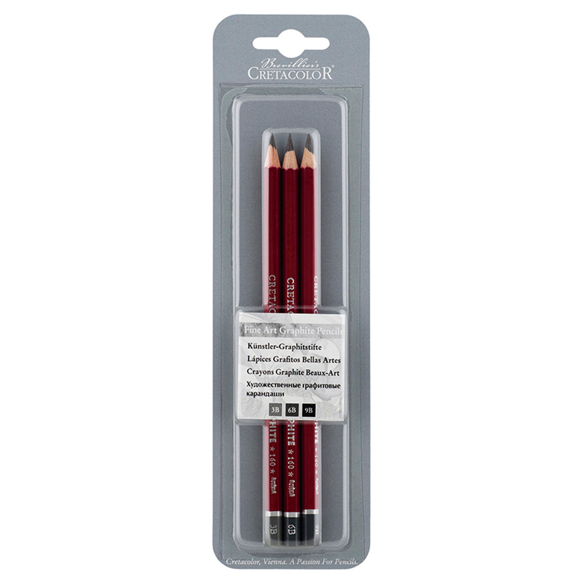 LAPICES FINE ART 3U(2.8 MM DE GROSOR, 3B + 6B + 9B)