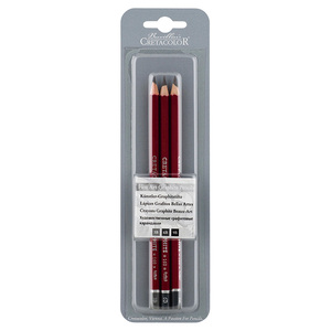 LAPICES FINE ART 3U(2.8 MM DE GROSOR, 3B + 6B + 9B) LAPICES FINE ART 3U(2.8 MM DE GROSOR, 3B + 6B + 9B)