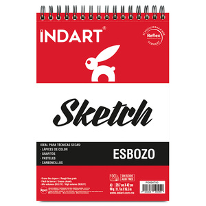 ALBUM INDART PARA SKETCH A5 100H (MEDIDAS 14.8x21CM, 90G) ALBUM INDART PARA SKETCH A5 100H (MEDIDAS 14.8x21CM, 90G)