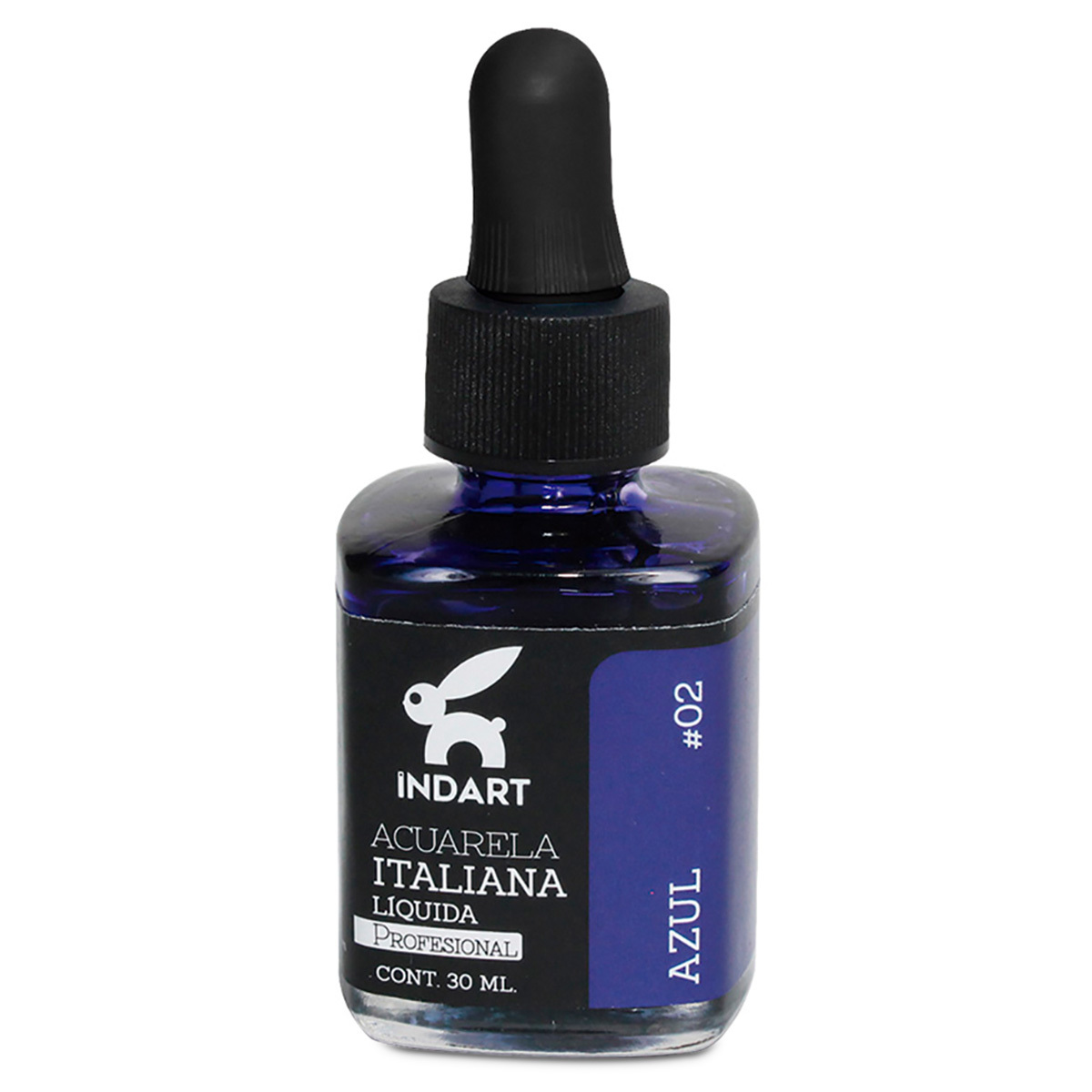 ACUARELA LIQUIDA AZUL ITALIANA INDART BOTE VIDRIO 30ML