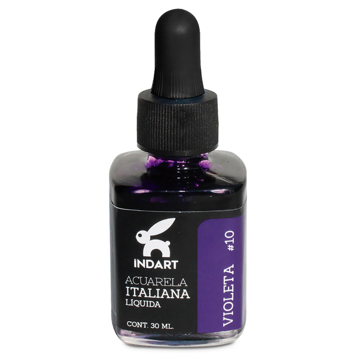 ACUARELA LIQUIDA VIOLETA ITALIANA INDART BOTE VIDRIO 30ML