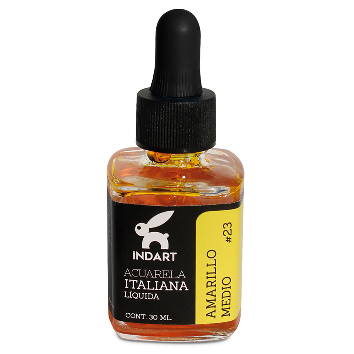 ACUARELA LIQUIDA AMARILLO ITALIANA INDART BOTE VIDRIO 30ML