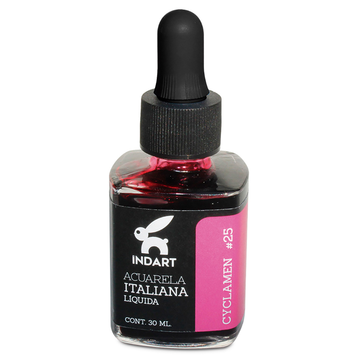ACUARELA LIQUIDA CYCLAMEN ITALIANA INDART BOTE VIDRIO 30ML