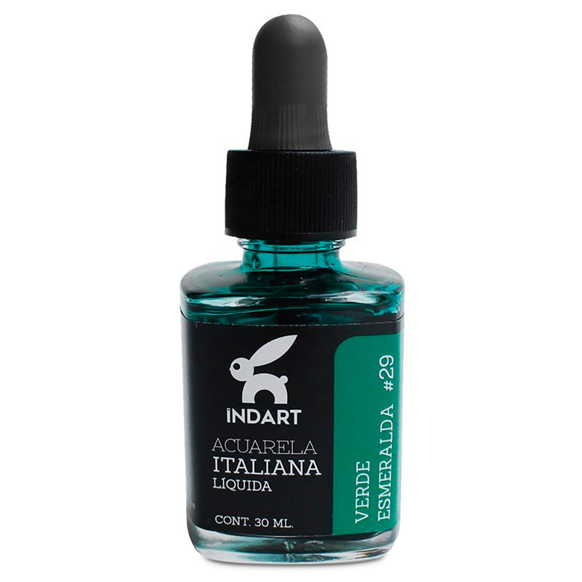 ACUARELA LIQUIDA VERDE ESMERALDA ITALIANA INDART 30ML