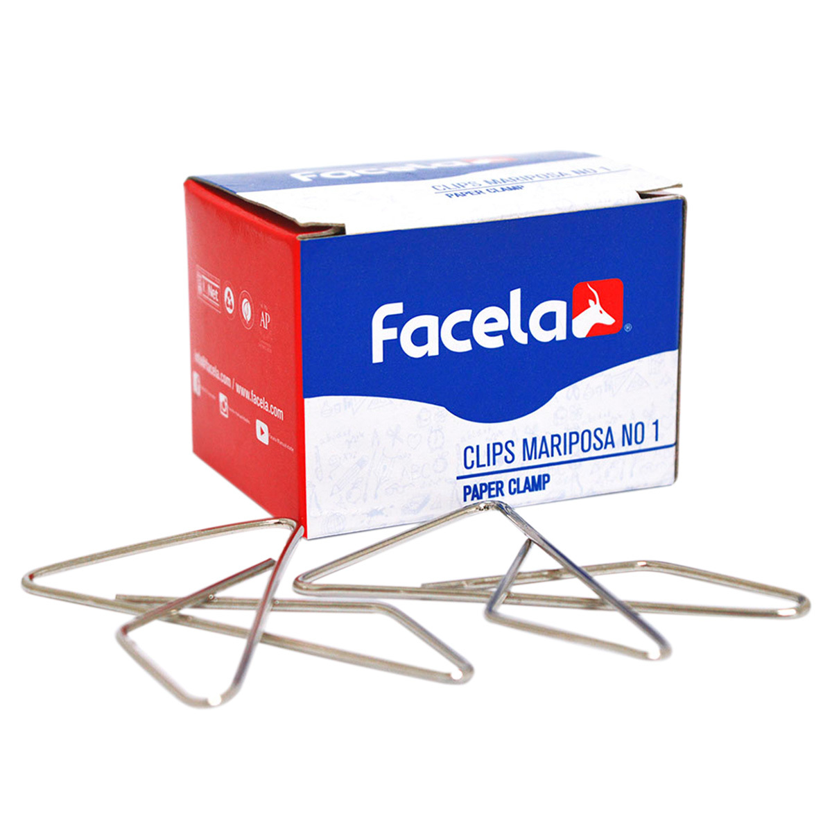 CLIPS MARIPOSA No. 1 FACELA