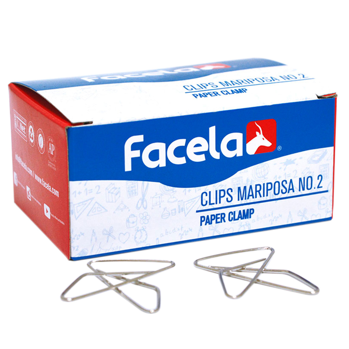 CLIPS MARIPOSA No. 2 FACELA