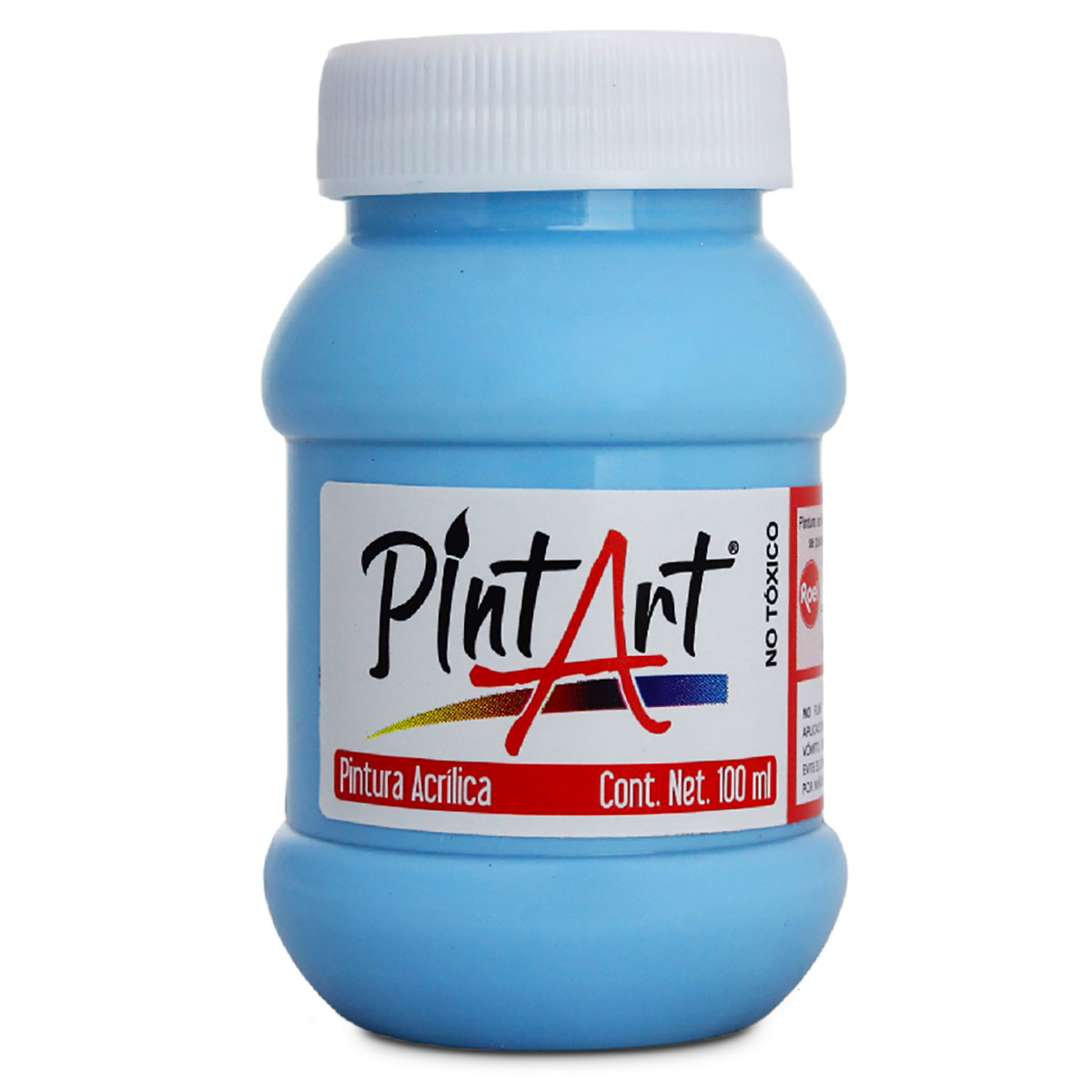 PINTURA ACRILICA BASE AGUA 408 AZUL PASTEL BOTE 100ML