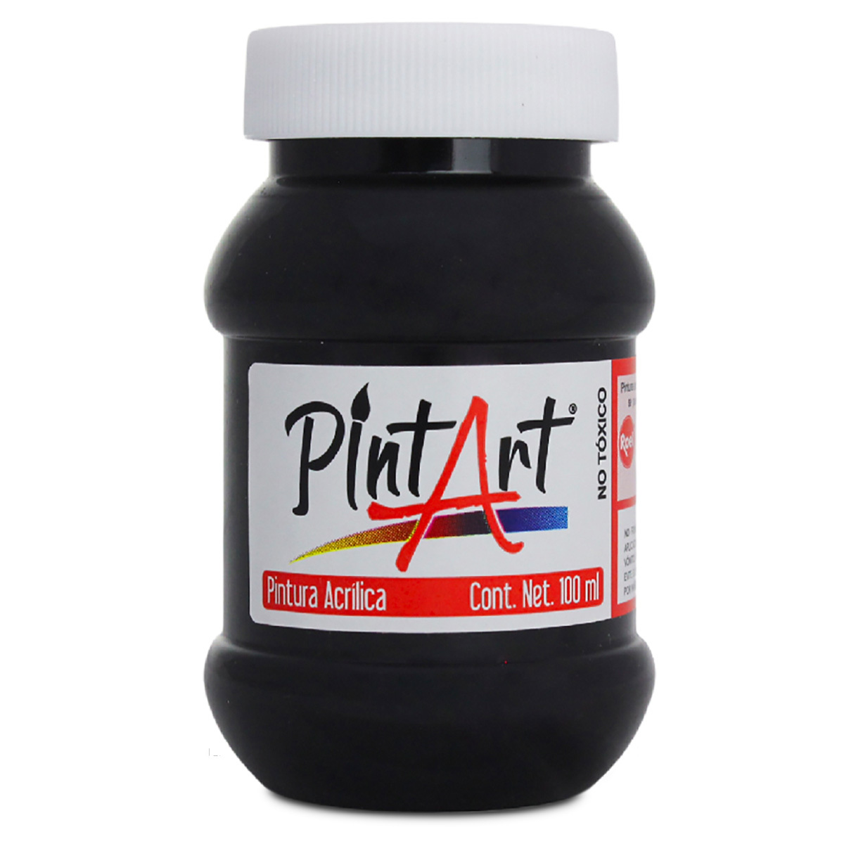 PINTURA ACRILICA BASE AGUA 600 NEGRO BOTE 100ML
