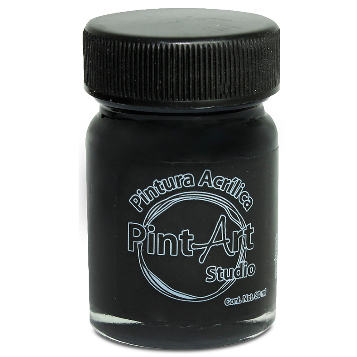 PINTURA ACRILICA PINTART STUDIO 600 NEGRO BOTE 100ML