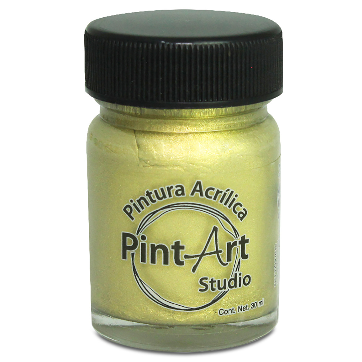PINTURA METALICA PINTART STUDIO VIDRIO 820 ORO RICO 30ML