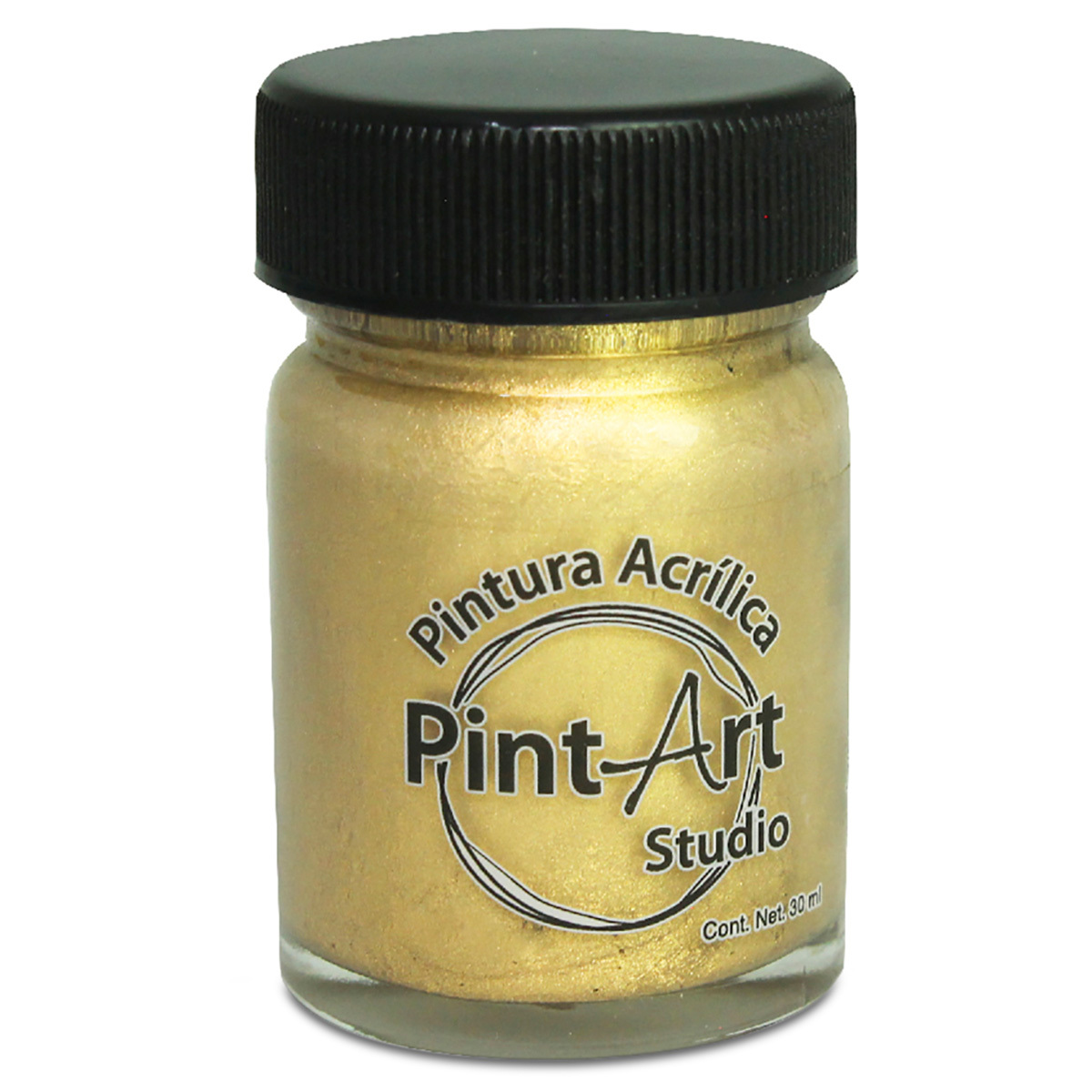 PINTURA METALICA PINTART STUDIO VIDRIO 821 ORO VIEJO 30ML