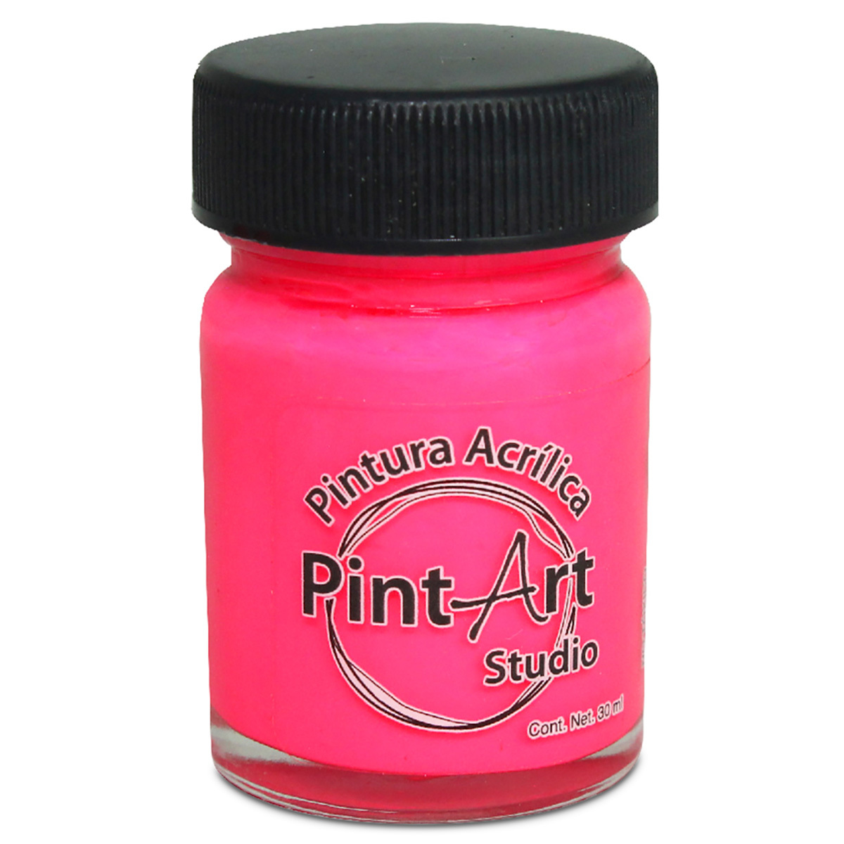 PINTURA ACRILICA FLUORESCENTE PINTART STUDIO 983 ROSA 30ML