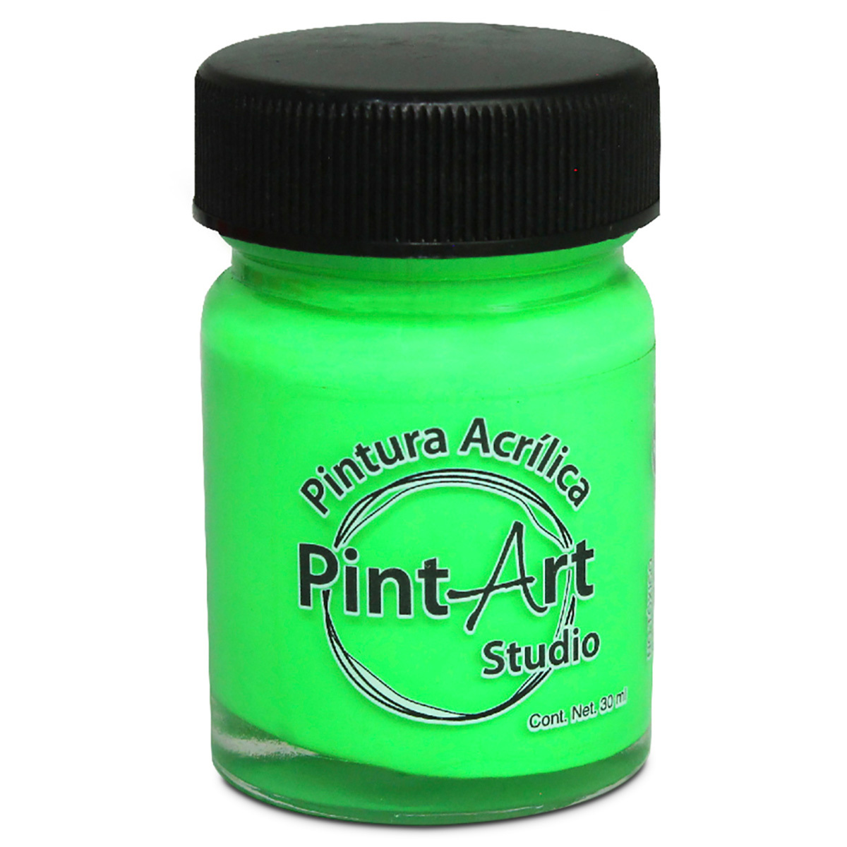 PINTURA ACRILICA FLUORESCENTE PINTART STUDIO 985 VERDE 30ML